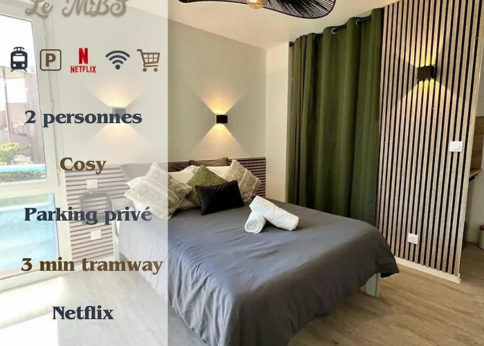 Studio Mbs 1 - Cosy, Tram, Wifi, Parking, Equipe